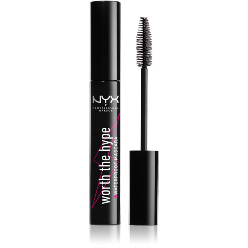 

NYX Professional Makeup Worth The Hype водостійка туш для вій відтінок 01 Black