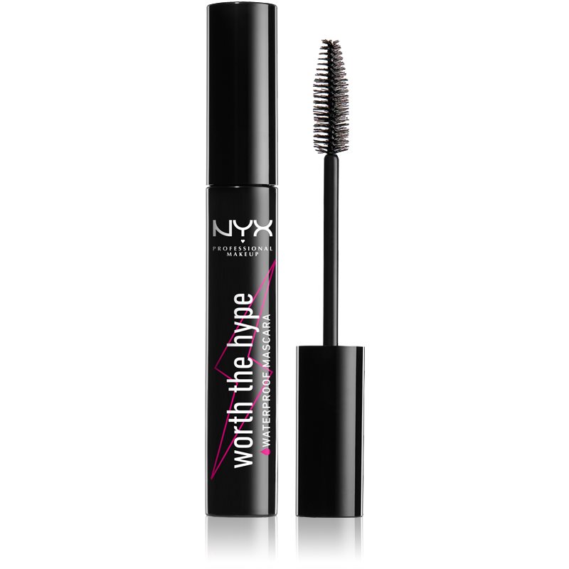 NYX Professional Makeup Worth The Hype voděodolná řasenka odstín 01 Black 7 ml