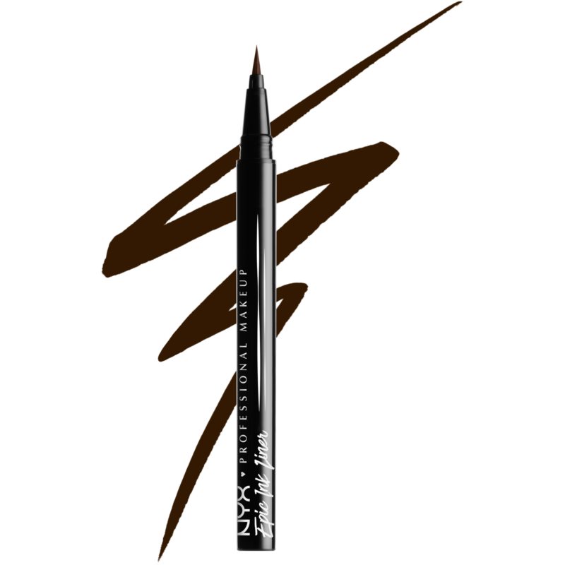 NYX Professional Makeup Epic Ink водостійкий олівець для підводки для точного нанесення відтінок 02 Brown 1 мл