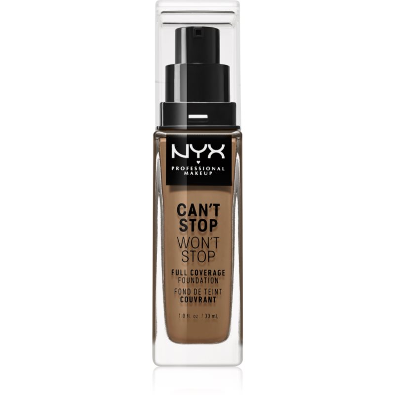 

NYX Professional Makeup Can't Stop Won't Stop Full Coverage Foundation тональний крем відтінок 12.7 Neutral Tan