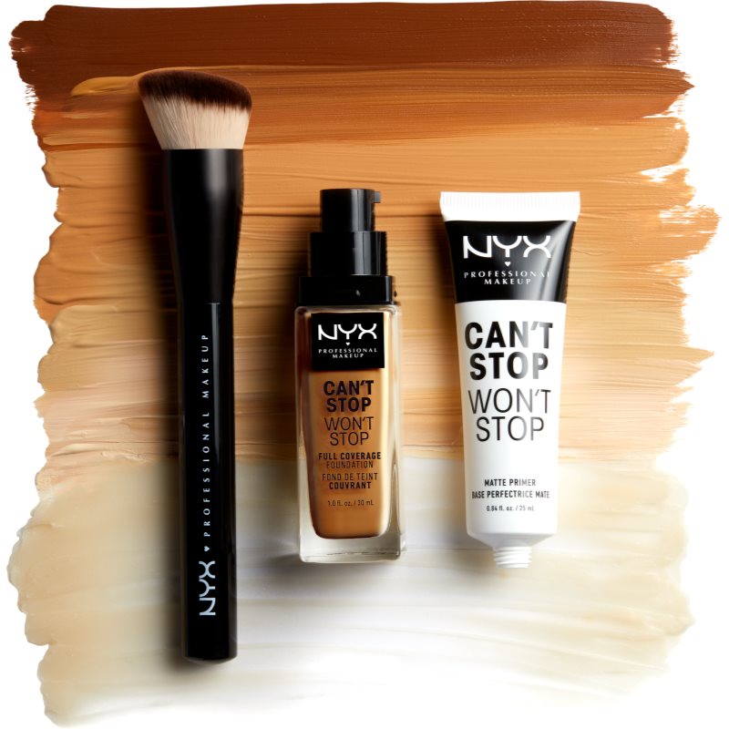 NYX Professional Makeup Can't Stop Won't Stop Full Coverage Foundation тональний крем відтінок Warm Caramel 30 мл