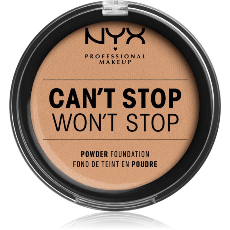 

NYX Professional Makeup Can't Stop Won't Stop Powder Foundation компактна тональна крем-пудра відтінок 9 - Medium Olive