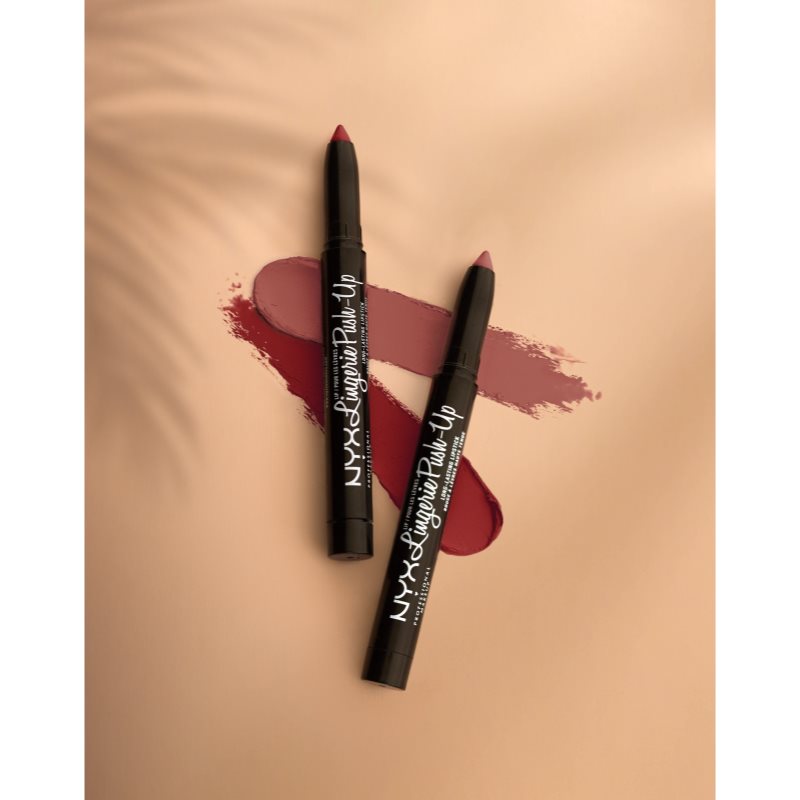 NYX Professional Makeup Lip Lingerie Push-Up Long-Lasting Lipstick матуюча помада у формі олівця відтінок EXOTIC 1.5 гр