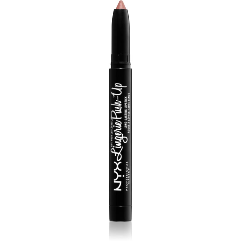 NYX Professional Makeup Lip Lingerie Push-Up Long-Lasting Lipstick Matt Lipstick In A Pencil Shade BEDTIME FLIRT 1.5 G