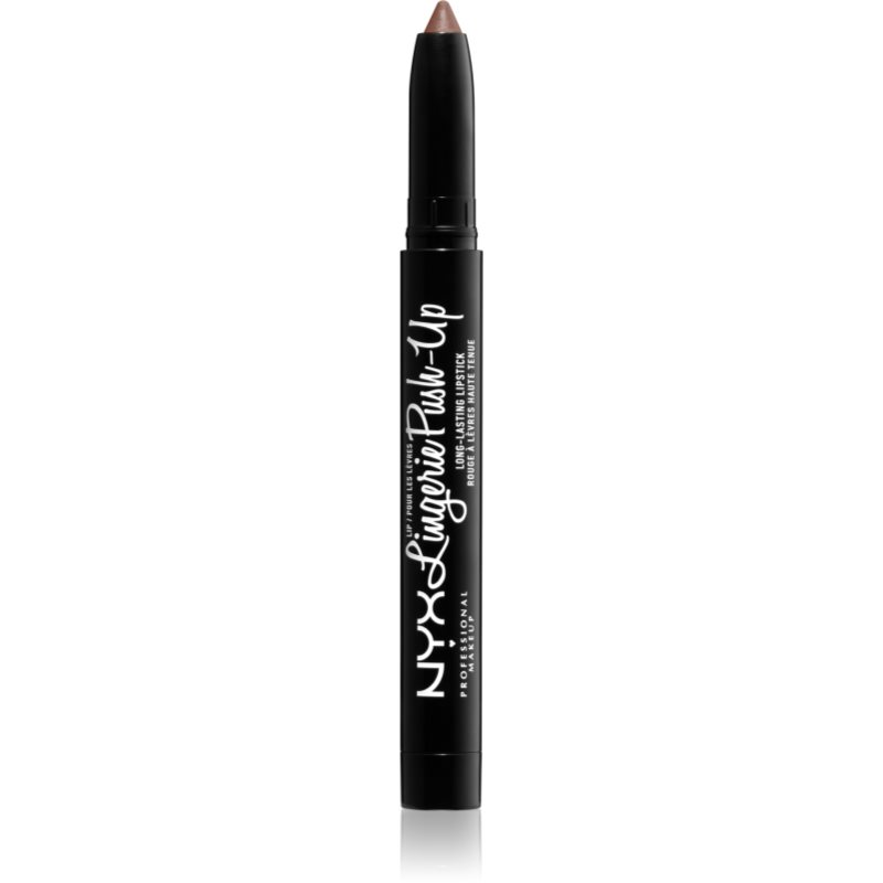 

NYX Professional Makeup Lip Lingerie Push-Up Long-Lasting Lipstick матуюча помада у формі олівця відтінок TEDDY