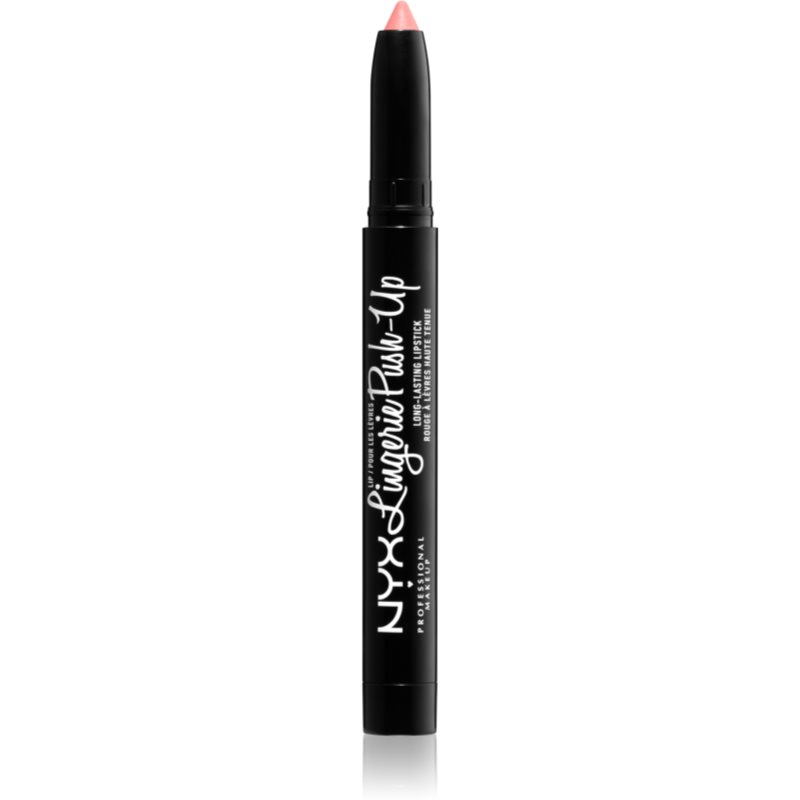 NYX Professional Makeup Lip Lingerie Push-Up Long-Lasting Lipstick matný rúž v ceruzke odtieň SILK INDULGENT 1.5 g