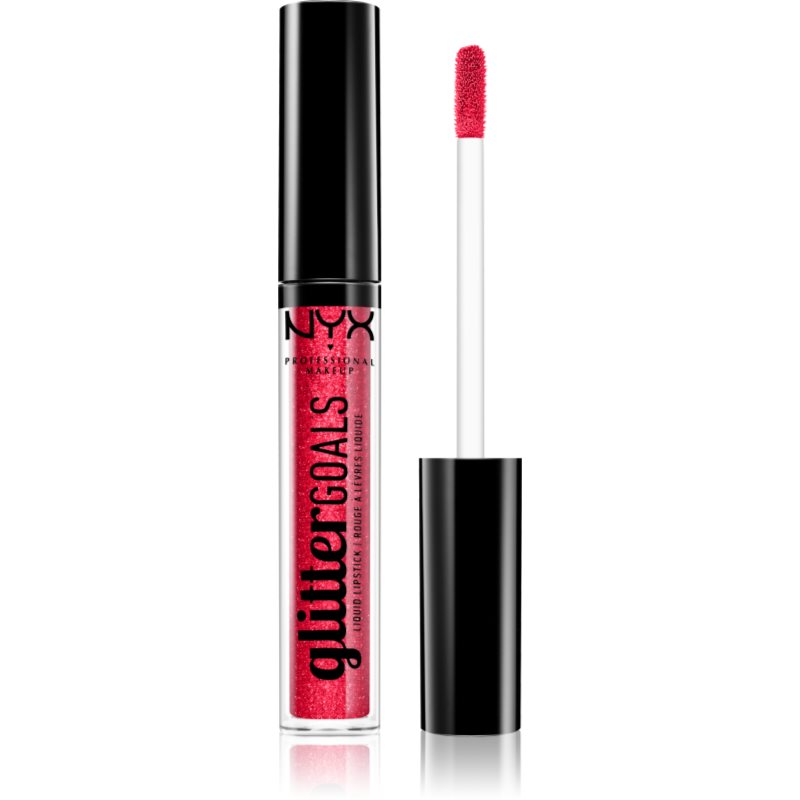 

NYX Professional Makeup Glitter Goals рідка помада відтінок 02 Cherry Quartz
