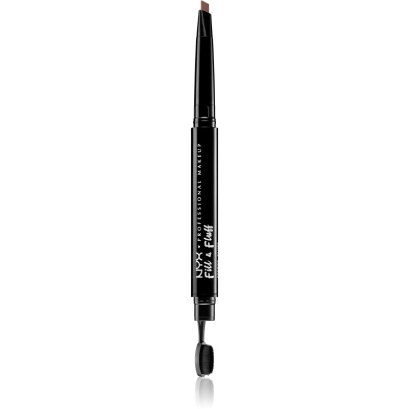 NYX Professional Makeup Fill & Fluff pomáda na obočie v ceruzke odtieň 02 - Taupe 0,2 g