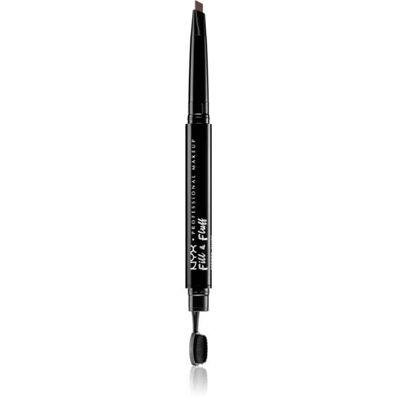 NYX Professional Makeup Fill & Fluff pomáda na obočie v ceruzke odtieň 05 - Ash Brown 0,2 g