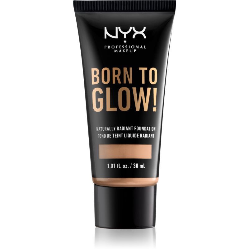 NYX Professional Makeup Born To Glow švytėjimo suteikiantis skystasis makiažo pagrindas atspalvis 07 Natural 30 ml