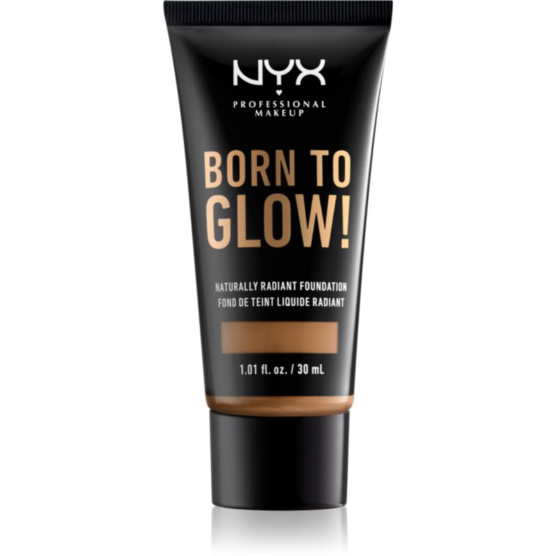 

NYX Professional Makeup Born To Glow рідкий розяснюючий тональний крем відтінок 16.5 Nutmeg