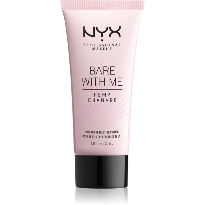 NYX Professional Makeup Bare With Me Hemp Radiant Perfecting Primer makiažo bazė 30 ml