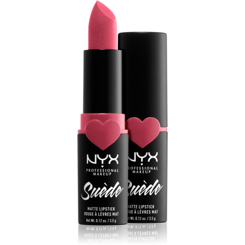 NYX Professional Makeup Suede Matte Lipstick matt lipstick shade 27 Cannes 3.5 g
