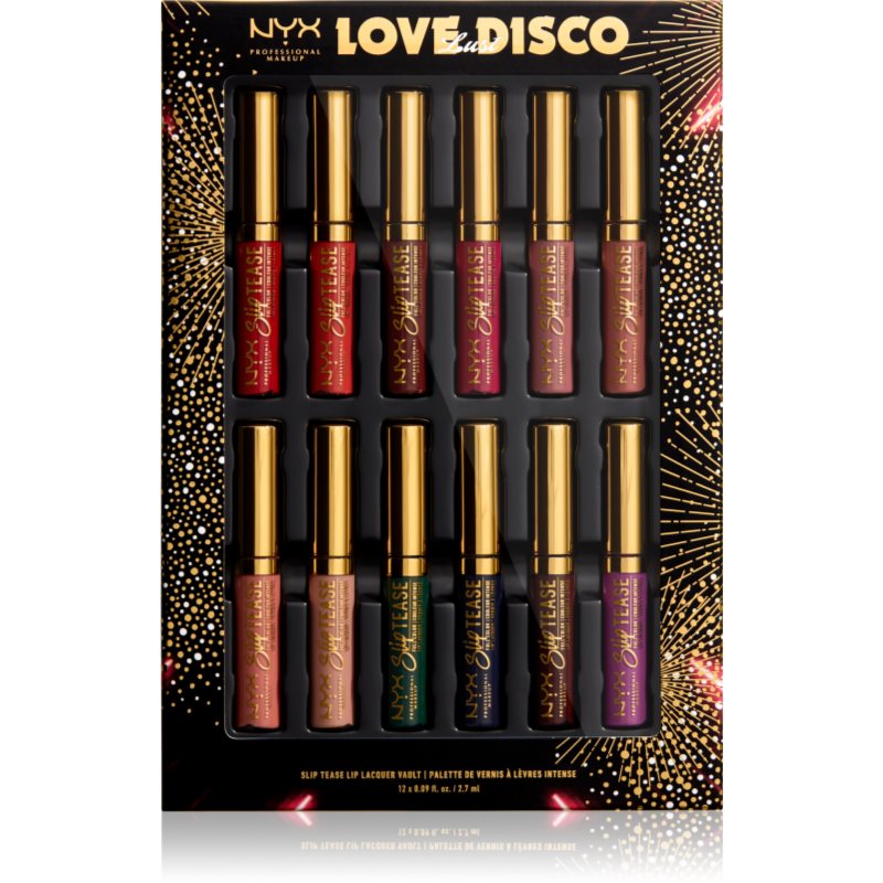 

NYX Professional Makeup Love Lust Disco Slip Tease набір губних помад