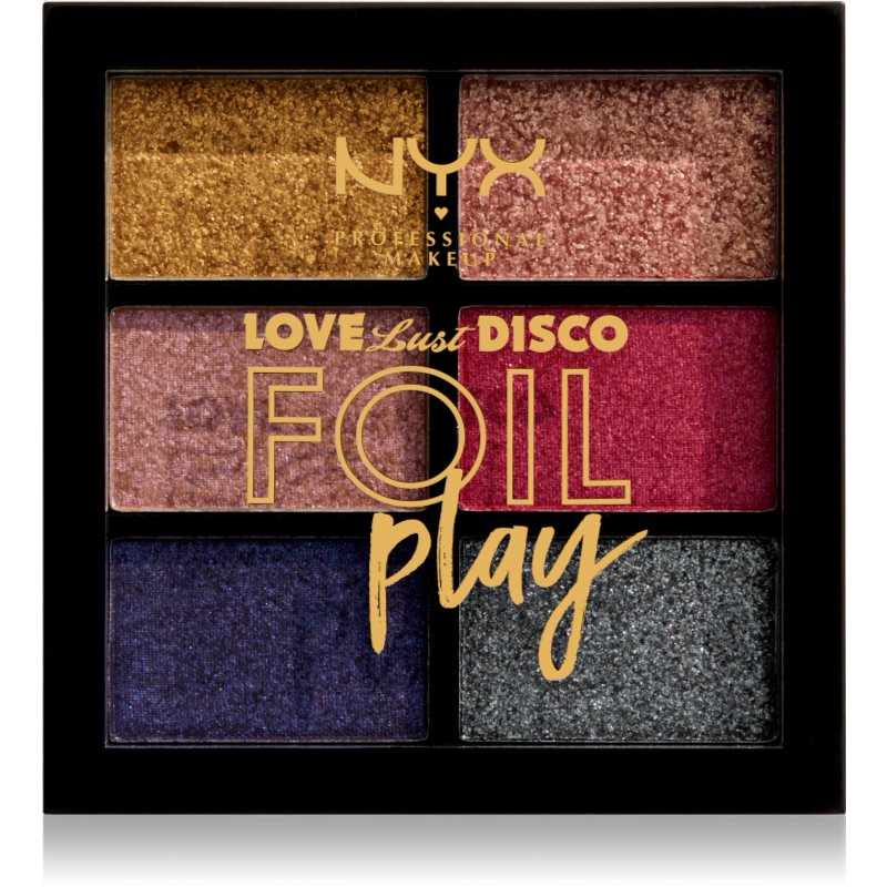 

NYX Professional Makeup Love Lust Disco Foil Play палетка тіней для очей відтінок 02 Do The Hustle