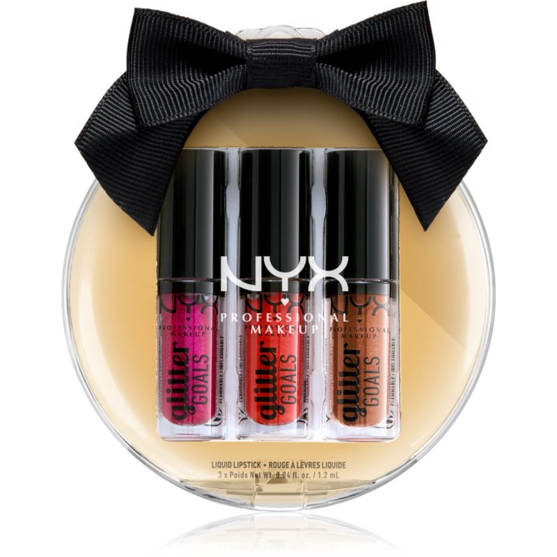 

NYX Professional Makeup Love Lust Disco Glitter Goals набір губних помад