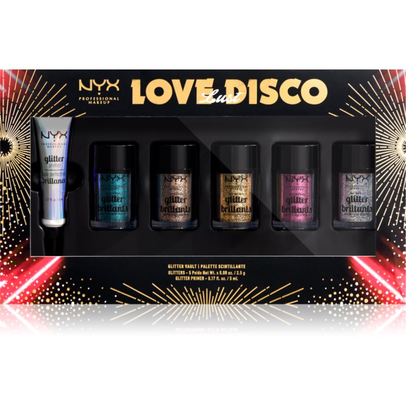 

NYX Professional Makeup Love Lust Disco Glitter Vault набір декоративної косметики