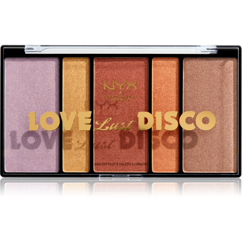 

NYX Professional Makeup Love Lust Disco Highlight палетка хайлайтерів