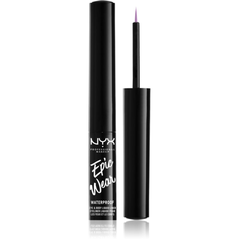 NYX Professional Makeup Epic Wear Liquid Liner tekuté linky na oči s matným finišom odtieň 06 Lilac 3.5 ml