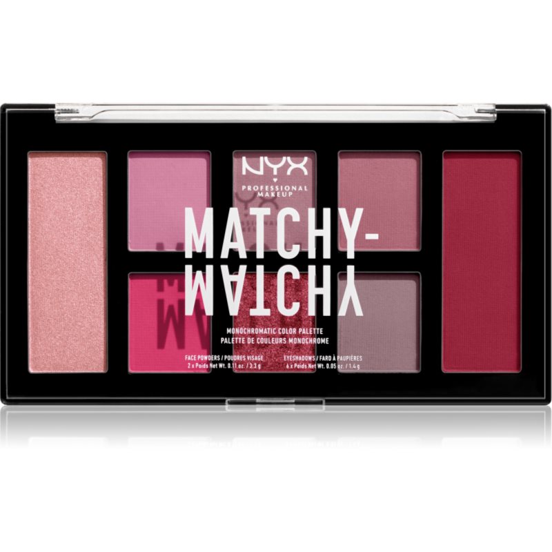 

NYX Professional Makeup Matchy-Matchy палетка тіней для очей відтінок 05 Berry Mauve