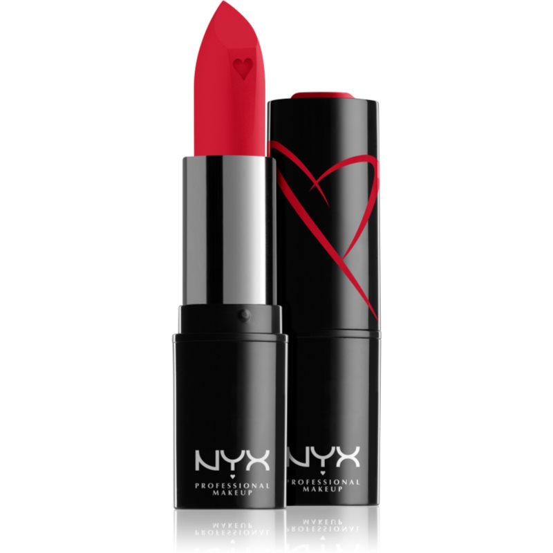 NYX Professional Makeup Shout Loud creamy moisturising lipstick shade 11 - Red Haute 3.5 g
