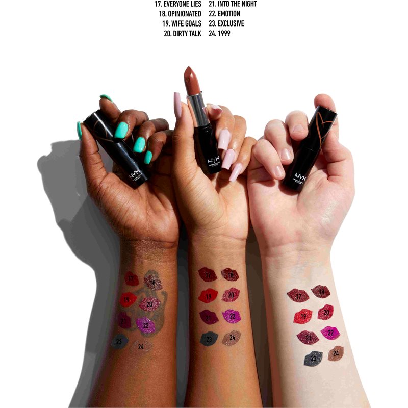NYX Professional Makeup Shout Loud Creamy Moisturising Lipstick Shade 02 - Cali 3.5 G