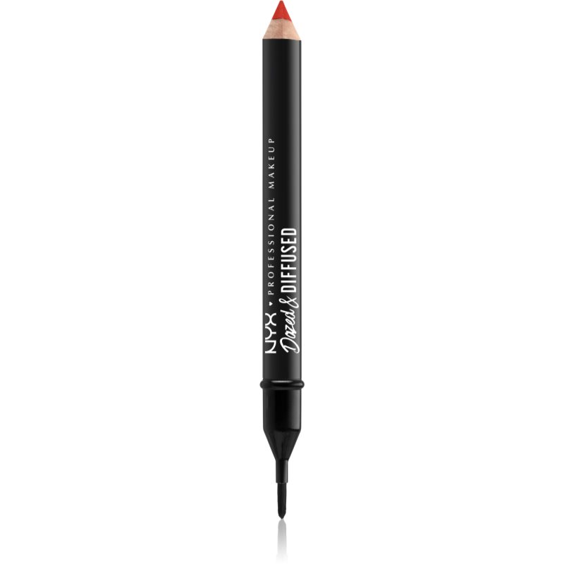 NYX Professional Makeup Dazed & Diffused Blurring Lipstick rúž v ceruzke odtieň 08 - En Fuego 2.3 g