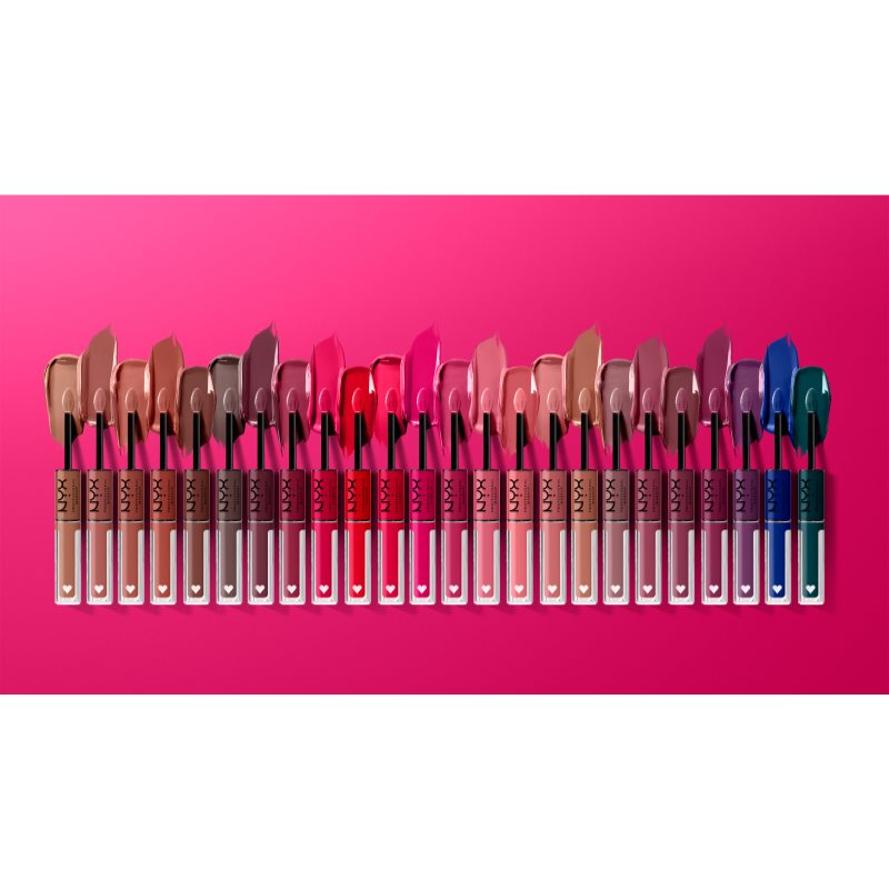 NYX Professional Makeup Shine Loud High Shine Lip Color Liquid Lipstick With High Gloss Effect Shade 08 - Overnight Hero 6,5 Ml