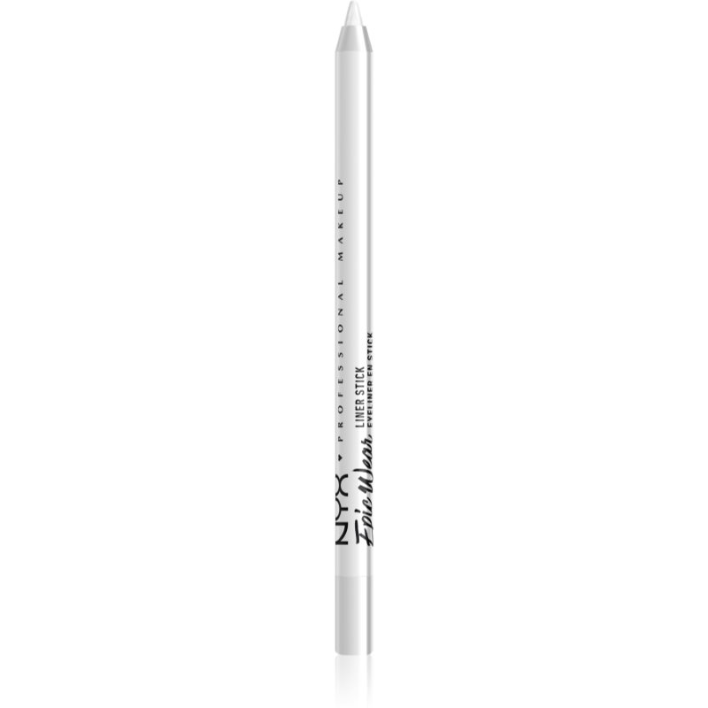 NYX Professional Makeup Epic Wear Liner Stick waterproof eyeliner pencil shade 09 - Pure White 1.2 g