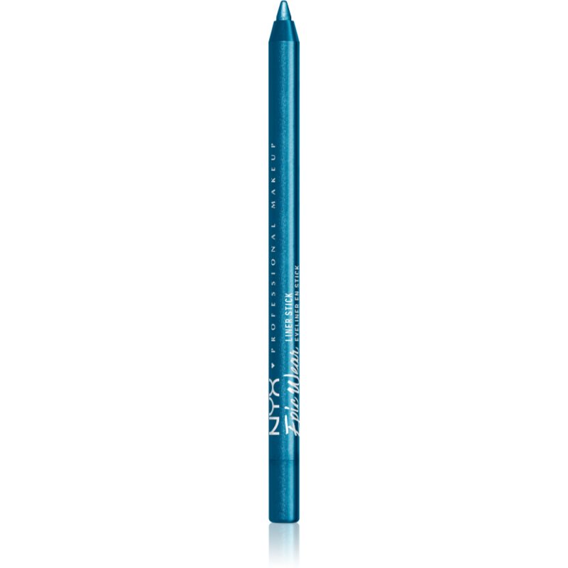 NYX Professional Makeup Epic Wear Liner Stick Waterproof Eyeliner Pencil Shade 11 - Turquoise Storm 1.2 G
