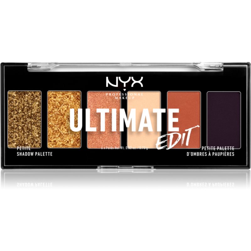 NYX Professional Makeup Ultimate Edit Petite Shadow палетка тіней для очей відтінок 06 Utopia 6x1.2 гр