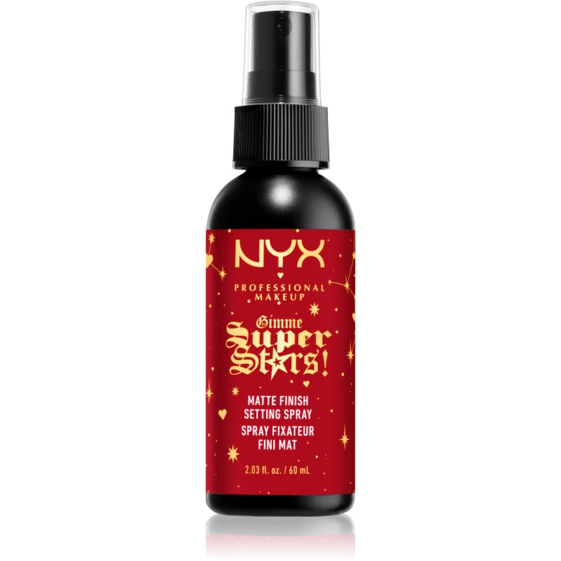 

NYX Professional Makeup Gimme SuperStars! Matte Setting Spray спрей-фіксатор макіяжу відтінок 01 - Matte