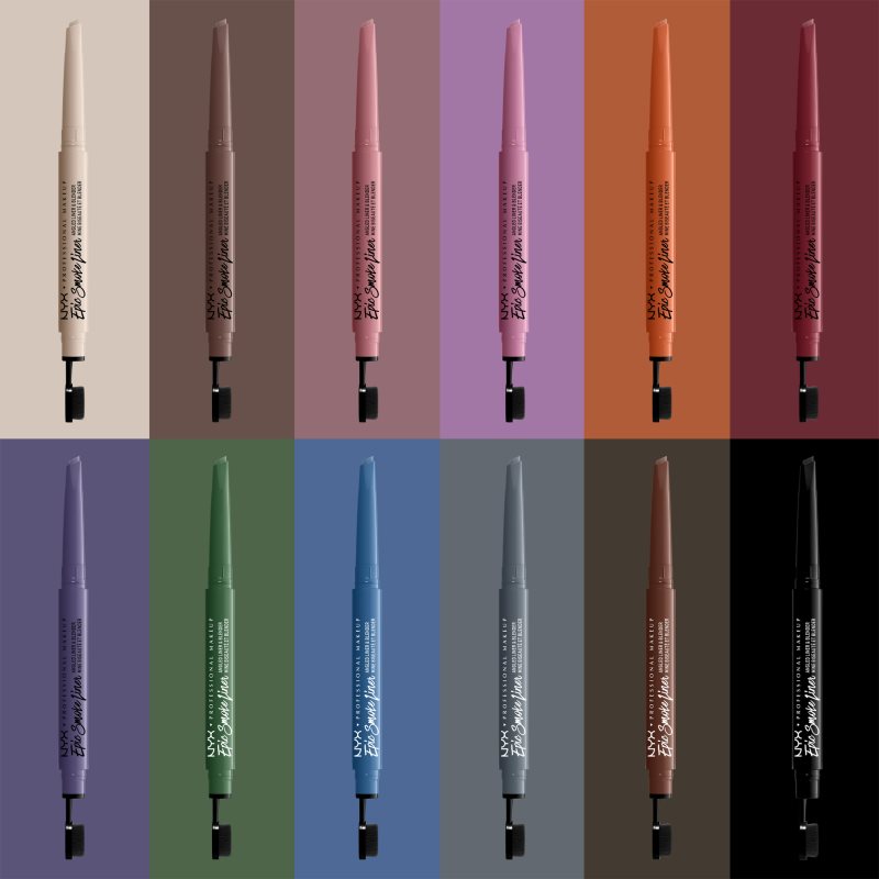 NYX Professional Makeup Epic Smoke Liner стійкий олівець для очей відтінок 01 White Smoke 0,17 гр