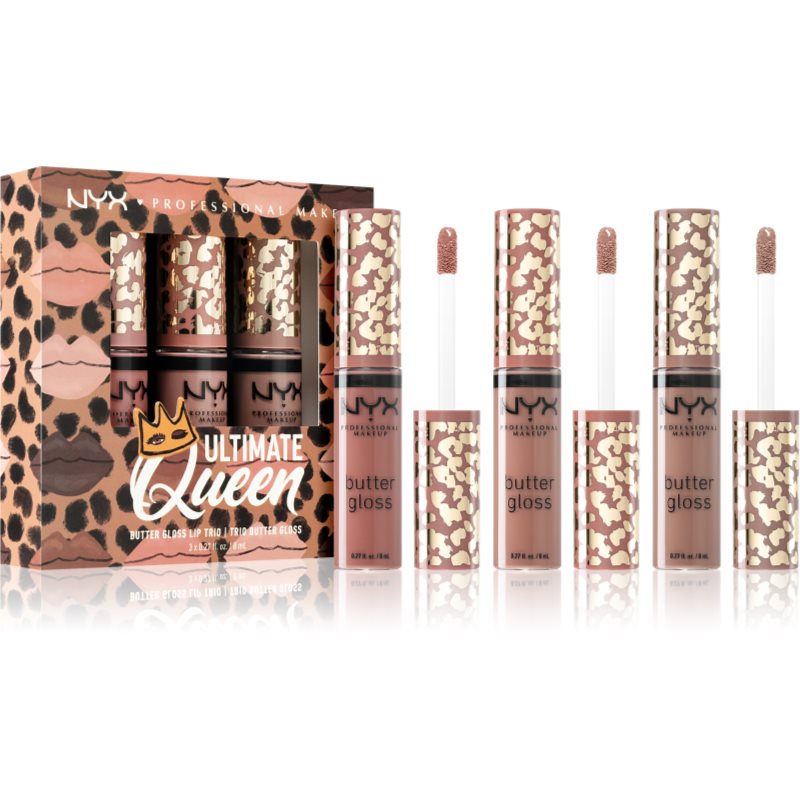 

NYX Professional Makeup Ultimate Queen Butter Gloss Trio подарунковий набір для губ