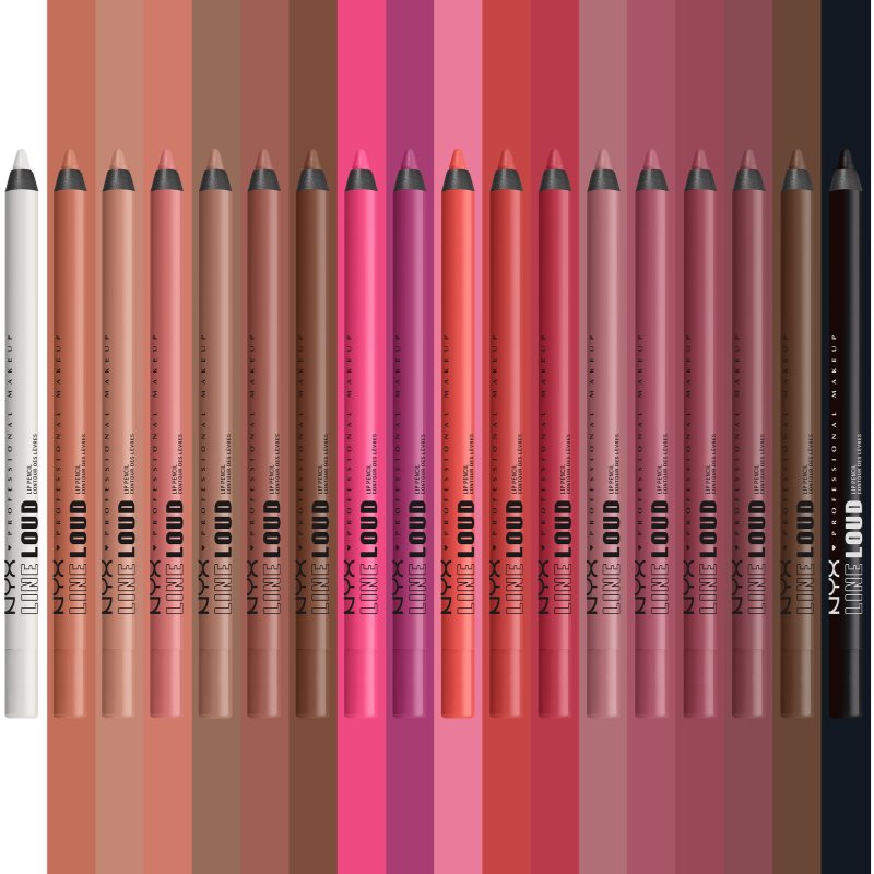 NYX Professional Makeup Line Loud Vegan Contour Lip Pencil With Matt Effect Shade 03 - Goal Crusher 1,2 G