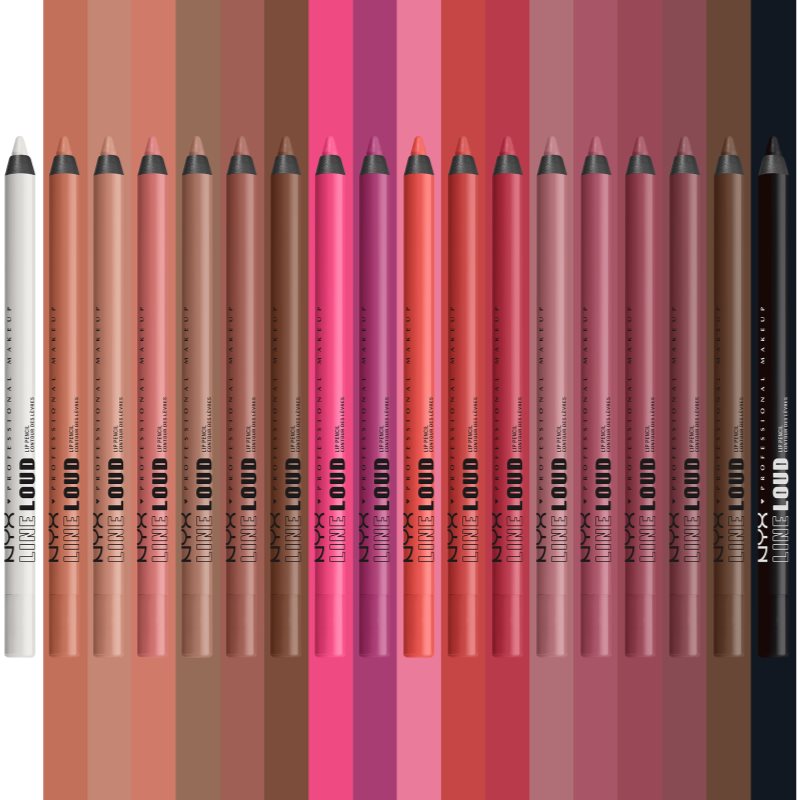 NYX Professional Makeup Line Loud Vegan Crayon Contour Lèvres Effet Mat Teinte 03 - Goal Crusher 1,2 G