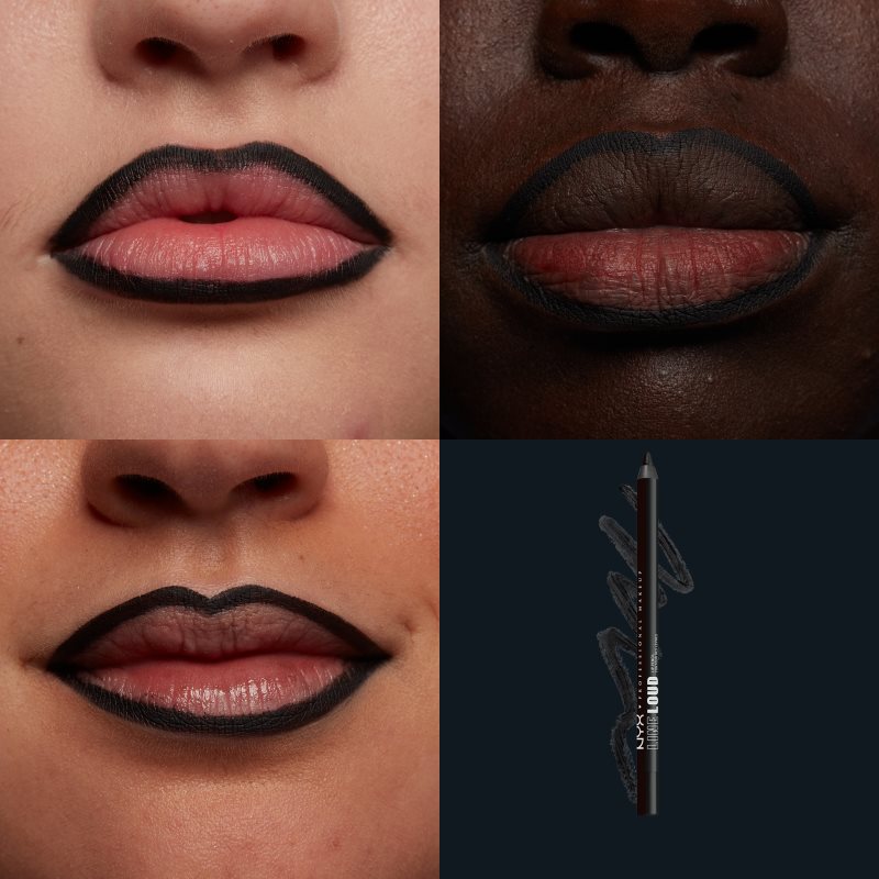 NYX Professional Makeup Line Loud Vegan контурний олівець для губ з матуючим ефектом відтінок 18 - Evil Genius 1,2 гр