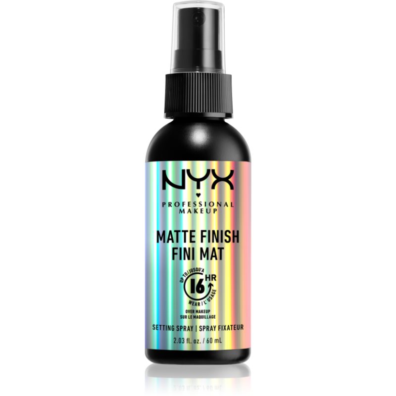 NYX Professional Makeup Pride matirajoče pršilo za fiksiranje make-upa 60 ml