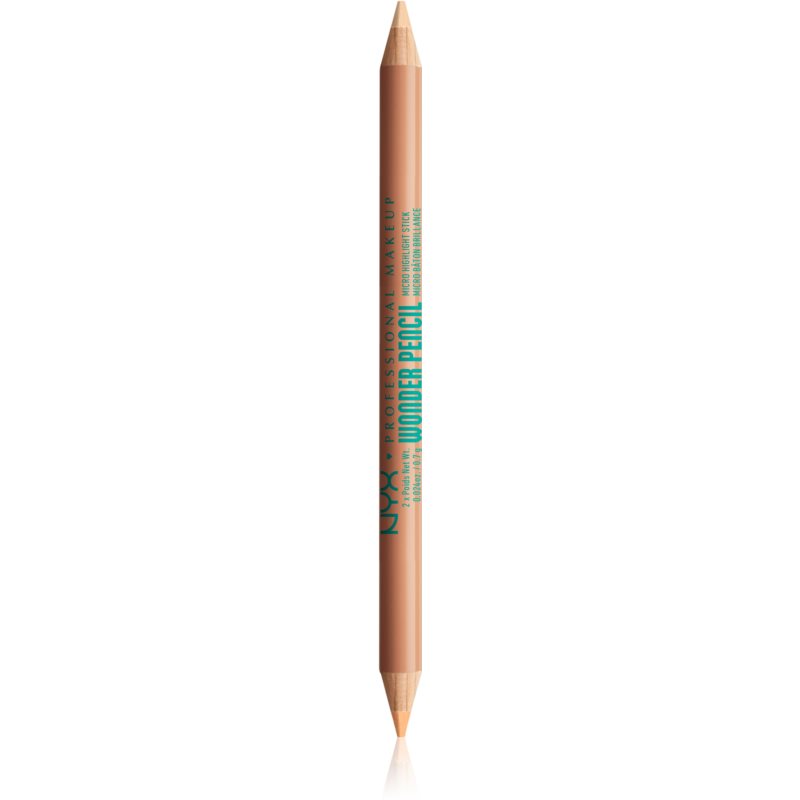 NYX Professional Makeup Wonder Pencil obojestranski svinčnik za oči odtenek 02 Medium 2x0,7 g