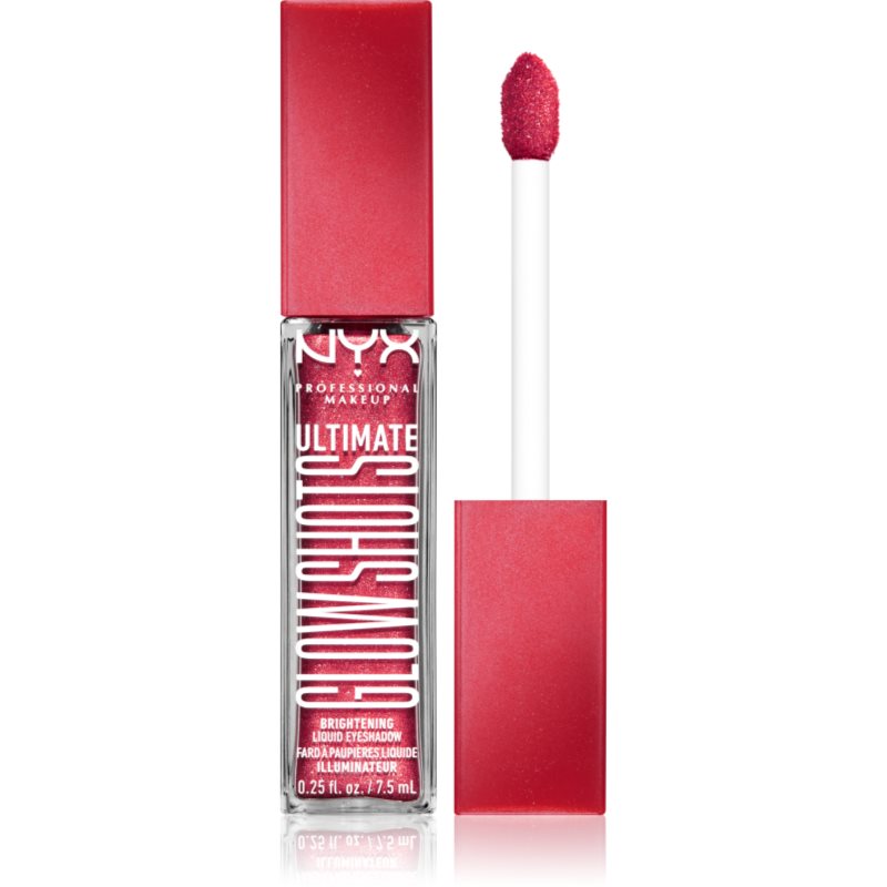 

NYX Professional Makeup Ultimate Glow Shots шимерні рідкі тіні для повік відтінок 12 Raspberry Rave