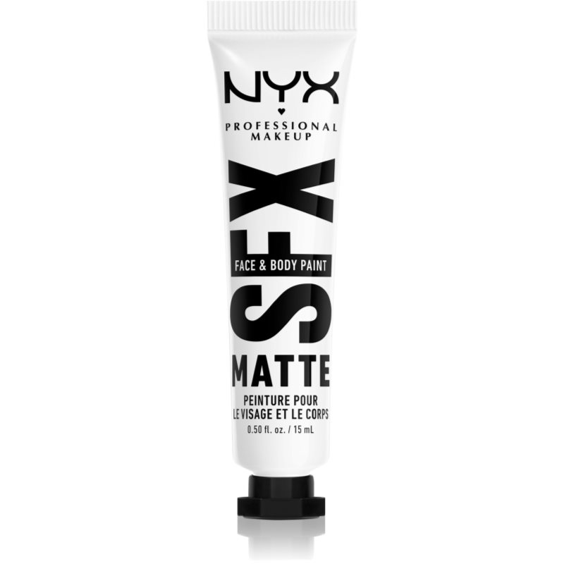 

NYX Professional Makeup Limited Edition Halloween 2022 SFX Paints крем-тіні для повік для обличчя та тіла відтінок 06 White Frost