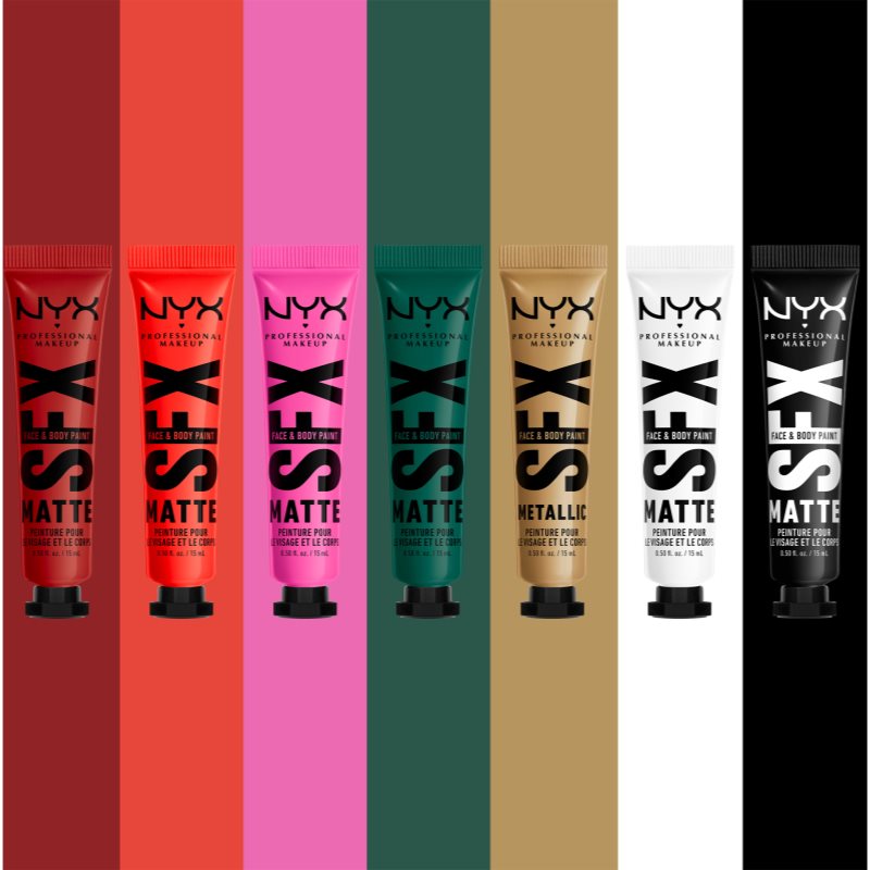 NYX Professional Makeup Halloween SFX Paints крем-тіні для повік для обличчя та тіла відтінок 04 Must Sea 15 мл