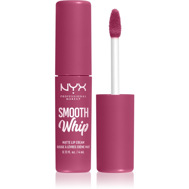NYX Professional Makeup Smooth Whip Matte Lip Cream Velvet Lipstick With Smoothing Effect Shade 18 Onesie Funsie 4 Ml