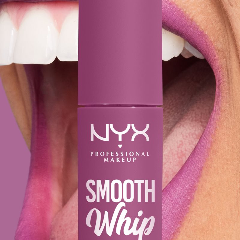 NYX Professional Makeup Smooth Whip Matte Lip Cream Velvet Lipstick With Smoothing Effect Shade 19 Snuggle Sesh 4 Ml