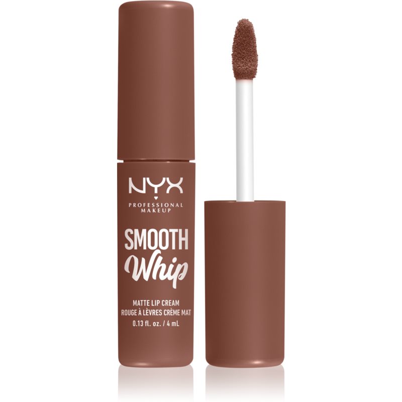 NYX Professional Makeup Smooth Whip Matte Lip Cream Velvet Lipstick With Smoothing Effect Shade 24 Memory Foam 4 Ml