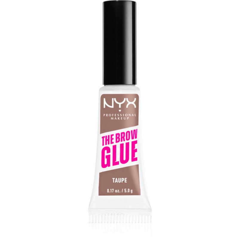 E-shop NYX Professional Makeup The Brow Glue gel na obočí odstín 02 Taupe 5 g
