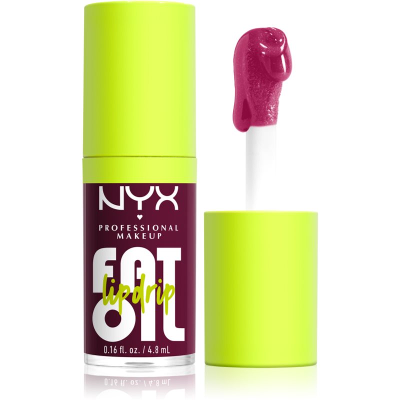 NYX Professional Makeup Fat Oil Lip Drip lip oil shade 04 That's Chic 4,8 ml
