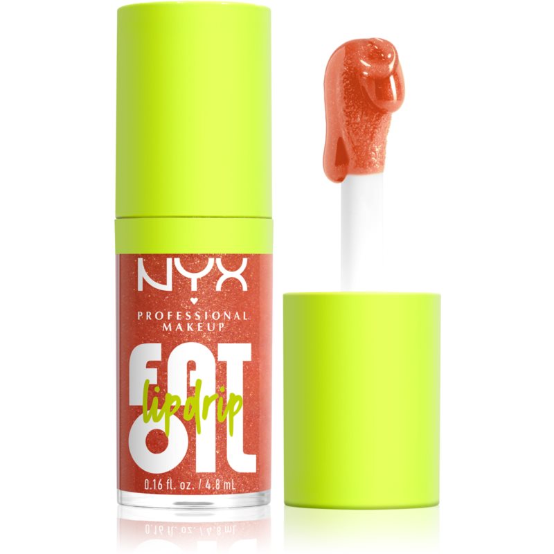 NYX Professional Makeup Fat Oil Lip Drip ajak olaj árnyalat 06 Follow Back 4,8 ml