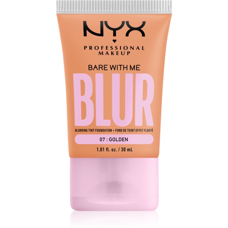 NYX Professional Makeup Bare With Me Blur Tint Hydratisierendes Make Up Farbton 07 Golden 30 ml