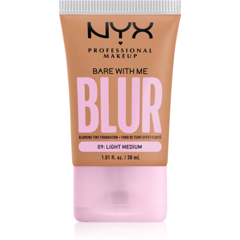NYX Professional Makeup Bare With Me Blur Tint Hydrating Foundation Shade 09 Light Medium 30 Ml